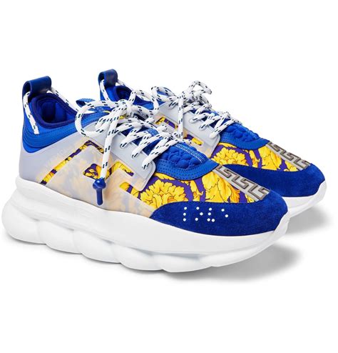 versace chain reaction sneakers fit|Versace chain reaction sale.